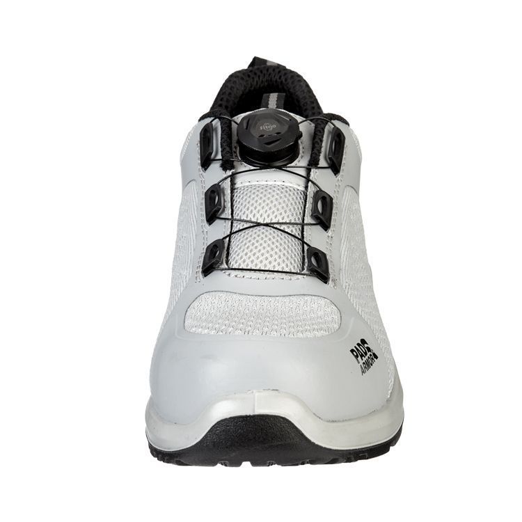 Полуботинки Капер с системой быстрой шнуровки, цв. светло-серый, КП, ПУ/ПУ