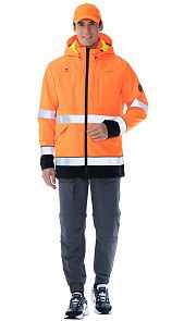 Куртка-софтшелл сигнальная "Энцелад" 