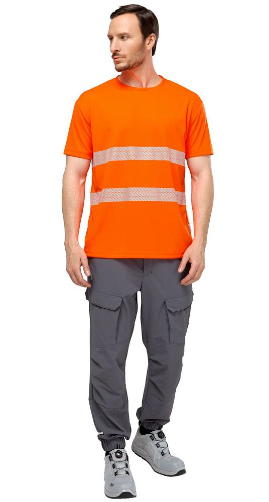 Футболка сигнальная Флинт фл.-оранжевая