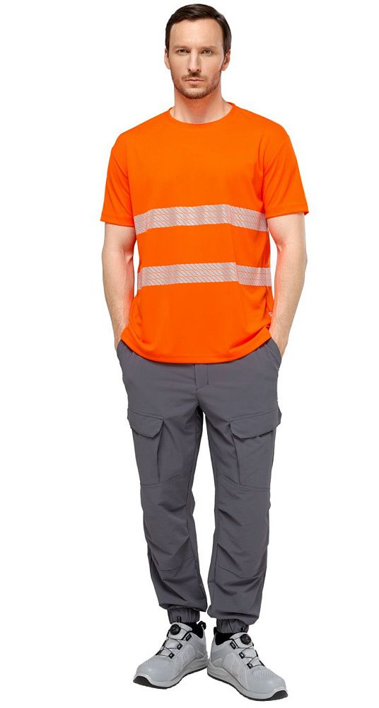 Футболка сигнальная Флинт фл.-оранжевая